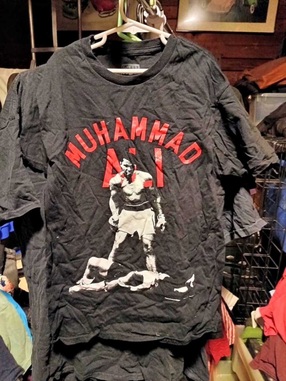 Muhammed Ali Graphic Tee in Black